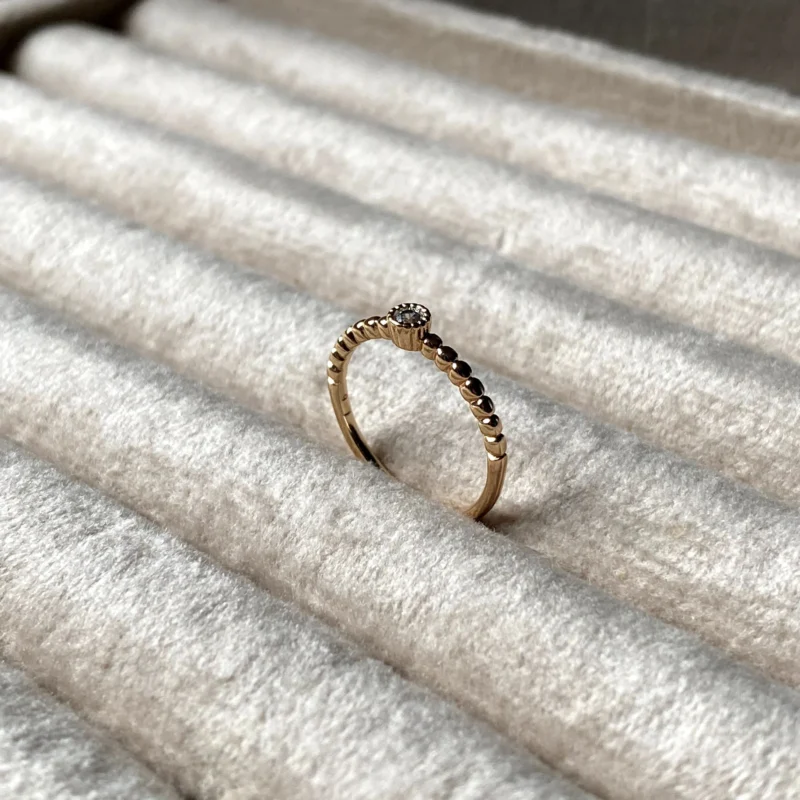 21k gold plated fine ring