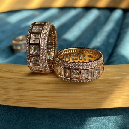 Gold plated Eternity gold ring