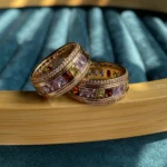 Gold plated infinity gold ring