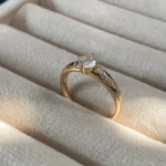 Gold plated gold ring