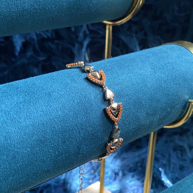 gold geometric bracelet