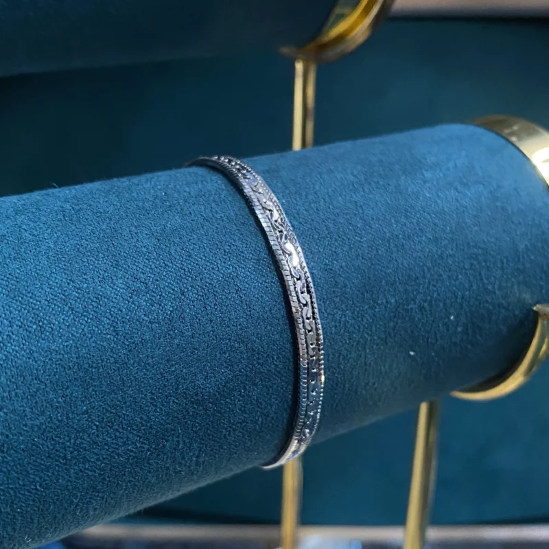 platinum plated bracelet